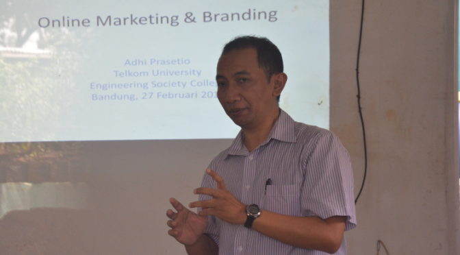 Pembicara Online Marketing & Branding untuk UNPAR di Bandung